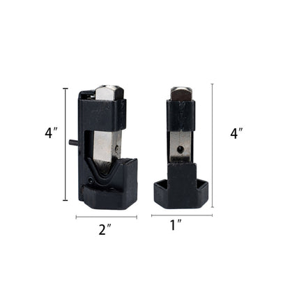 Car Battery Cable Hammer Crimper Hammer Lug Crimper Tool Pliers with T2 Copper 4 x 5/16 Heavy-duty Cold-pressed Wire Terminals, 4 x 5/16