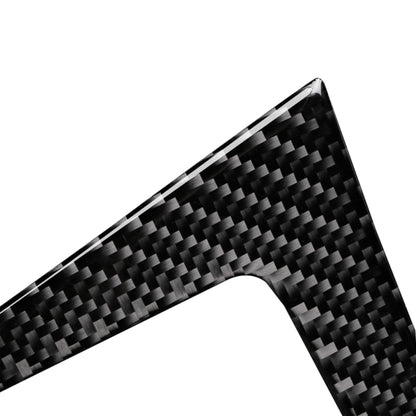 Car Carbon Fiber Water Cup Holder Decorative Sticker for BMW E70 X5 / E71 X6 2009-2013, Right Drive, Water Cup Holder