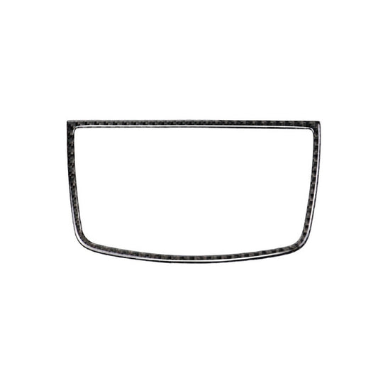 Car Carbon Fiber Solid Color Dashboard Horn Frame Decorative Sticker for BMW E70 X5 / E71 X6 2008-2013, Left and Right Drive Universal, Dashboard Horn