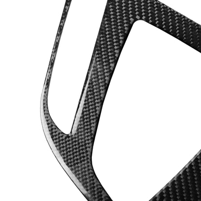 Car Carbon Fiber Gear Position Panel Decorative Sticker for BMW 2013-2017 3 Series F30 / 3GTSeries F34, Right Drive, Gear Position Panel