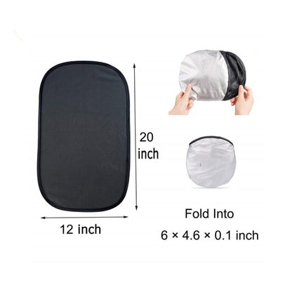 Car Net Yarn Sunscreen Electrostatic Window Sunshade Cover, Size: 51 x 31cm, Size: 51 x 31cm