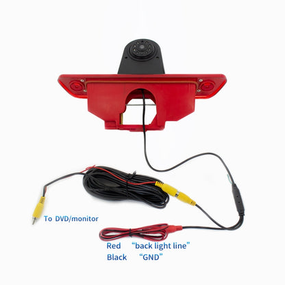 PZ465 Car Waterproof Brake Light View Camera + 7 inch Rearview Monitor for Citroen / Peugeot / Toyota, PZ465 + 7 inch Rearview Monitor