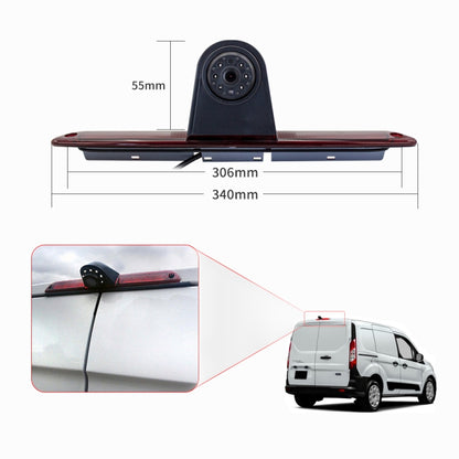 PZ461 Car Waterproof High Position Tail Light Brake Light View Camera + 7 inch Rearview Monitor for Mercedes Benz / Volkswagen, PZ461 + 7 inch Rearview Monitor