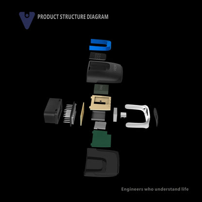 Viecar VP003 Car Mini OBD + USB / Type-C Interface Fault Detector V2.2 Bluetooth Diagnostic Tool, VP003