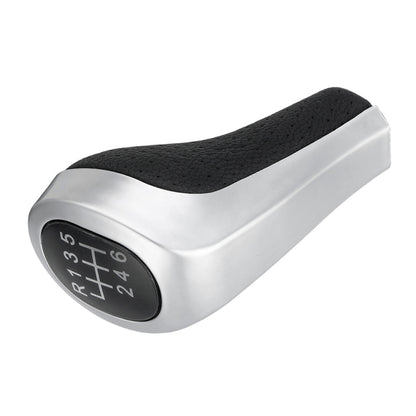 Car 6-speed Matte Silver Gear Shift Lever Knob for BMW, 6-speed Matte Silver