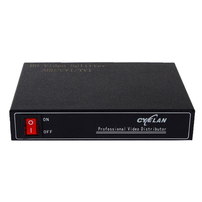 Coaxial AHD / CVI / TVI 1 into 2 Video Signal Splitter, 1 into 2