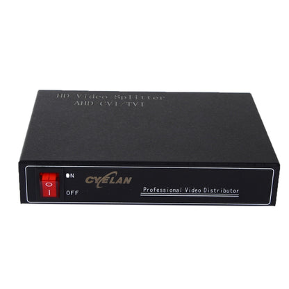 Coaxial AHD / CVI / TVI 1 into 4 Video Signal Splitter, 1 into 4