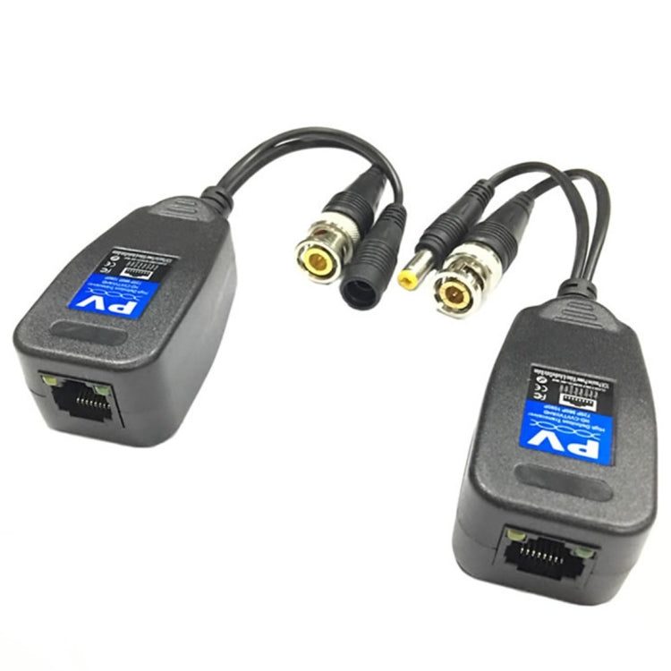 2 PCS Anpwoo 205PV  2 in 1 Power + Video Balun HD-CVI/AHD/CVI Passive Twisted Transceiver, 205PV