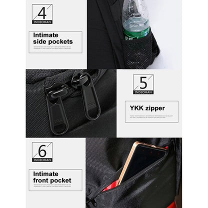 INDEPMAN DL-B012 Portable Outdoor Sports Backpack Camera Bag for GoPro, SJCAM, Nikon, Canon, Xiaomi Xiaoyi YI, Size: 27.5 * 12.5 * 34 cm