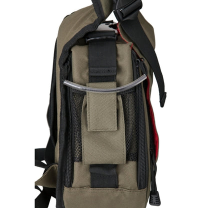 CADEN Triangle Shape Tscope Sling Shoulder Cross Digital Camera Bags Case Soft Bag with Rain Cover for Canon Nikon Sony K1, Size: 36*31*15cm