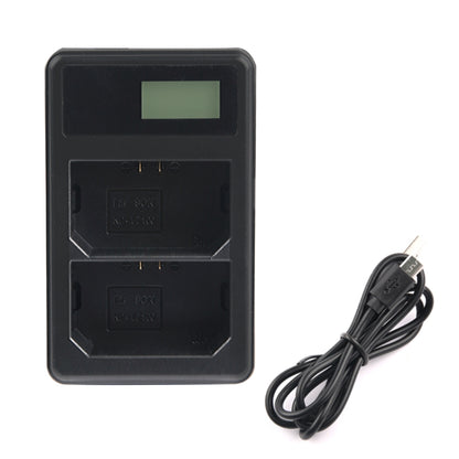 Dual Channel Digital LCD Display Battery Charger with USB Port for Sony NP-FZ100 Battery, Compatible with Sony A9 (ILCE-9), Dual NP-FZ100 Battery