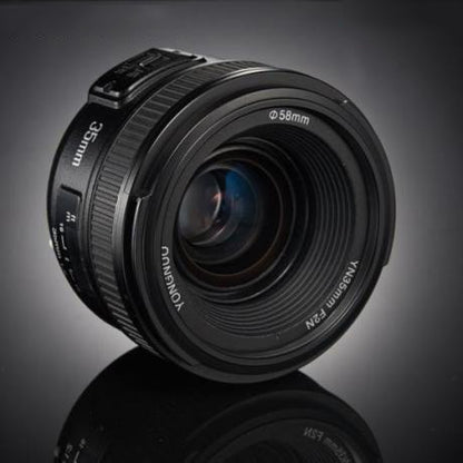 YONGNUO YN35MM F2C 1:2 AF/MF Wide-Angle Fixed/Prime Auto Focus Lens for Canon EOS EF Lens, YN35mm F2C