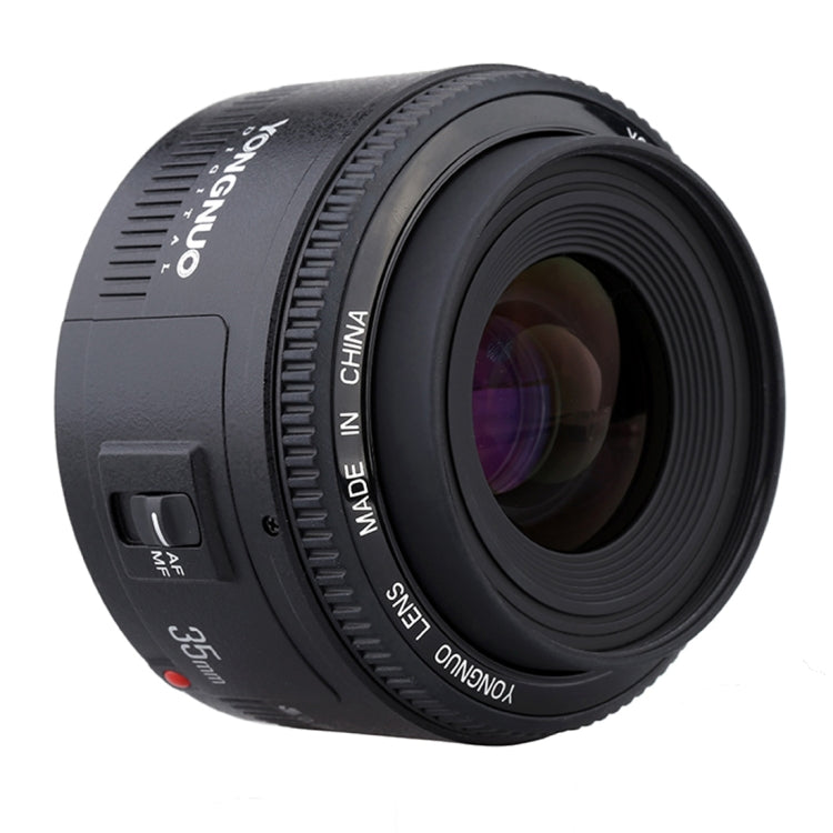 YONGNUO YN35MM F2C 1:2 AF/MF Wide-Angle Fixed/Prime Auto Focus Lens for Canon EOS EF Lens, YN35mm F2C