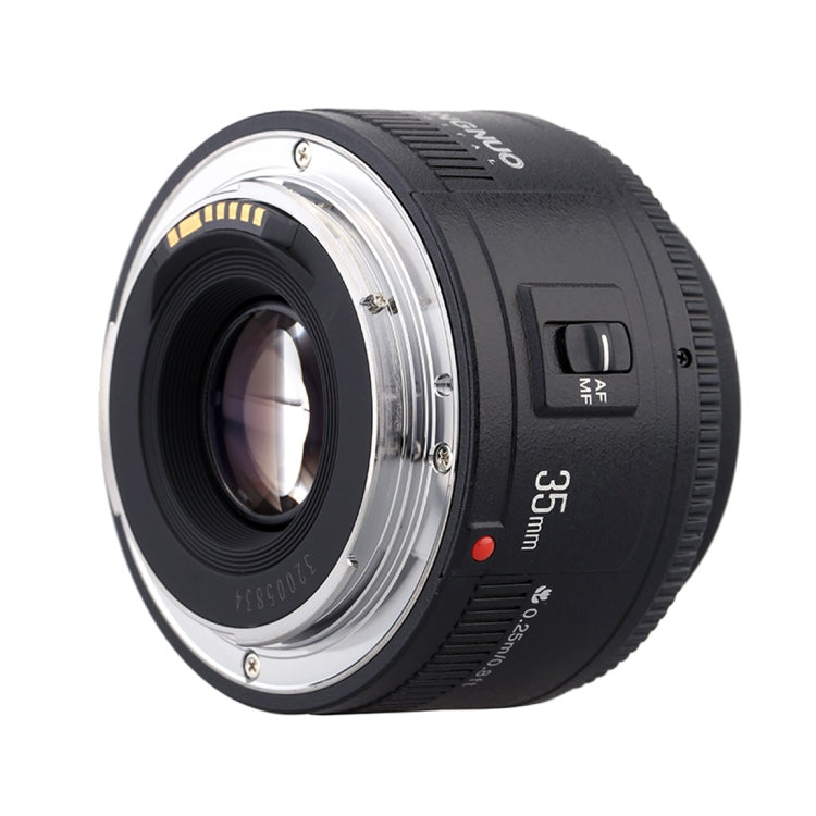 YONGNUO YN35MM F2C 1:2 AF/MF Wide-Angle Fixed/Prime Auto Focus Lens for Canon EOS EF Lens, YN35mm F2C