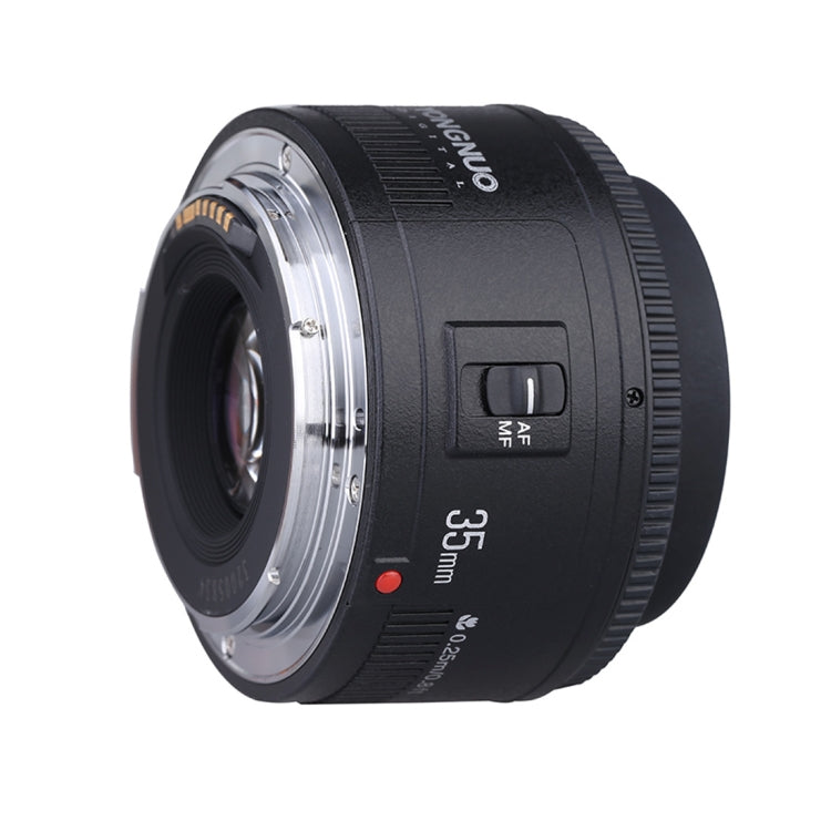 YONGNUO YN35MM F2C 1:2 AF/MF Wide-Angle Fixed/Prime Auto Focus Lens for Canon EOS EF Lens, YN35mm F2C
