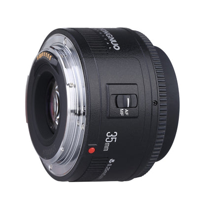 YONGNUO YN35MM F2N 1:2 AF/MF Wide-Angle Fixed/Prime Auto Focus Lens for Nikon DSLR Cameras, YN35mm F2N
