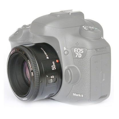 YONGNUO YN50MM F1.8C II F1.8 Auto Focus Lens for Canon EF Mount New Lens, YN50mm F1.8C II