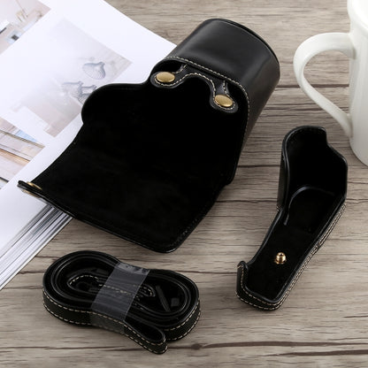 Full Body Camera PU Leather Case Bag with Strap for Sony A5100, For Sony A5100