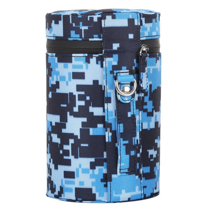 Camouflage Color Large Lens Case Zippered Cloth Pouch Box for DSLR Camera Lens, Size: 16x10x10cm