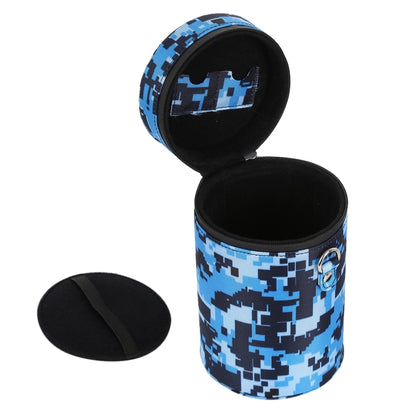 Camouflage Color Large Lens Case Zippered Cloth Pouch Box for DSLR Camera Lens, Size: 16x10x10cm