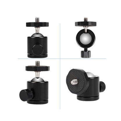 Mini 360 Degree Rotation Panoramic Metal Ball Head for DSLR & Digital Cameras, Black, Blue, Red