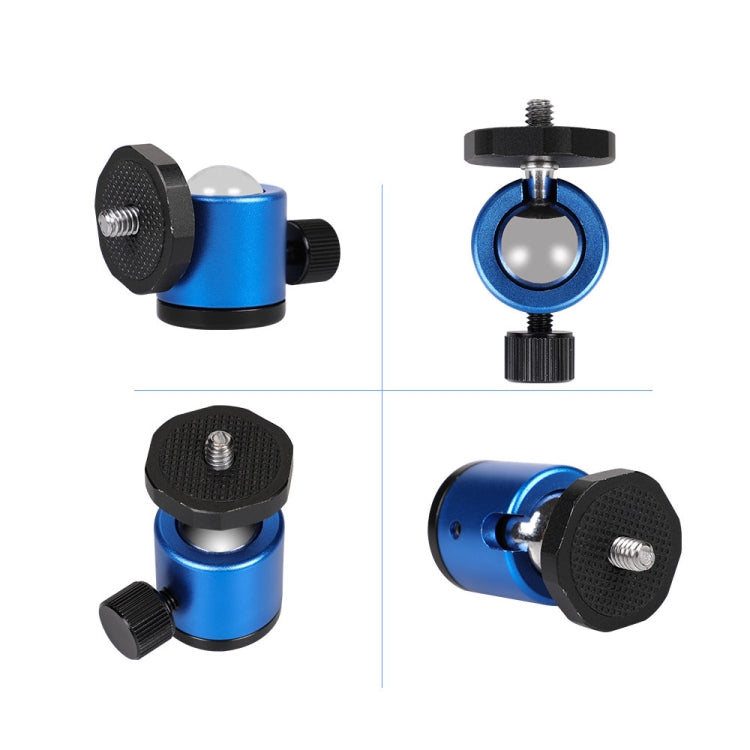 Mini 360 Degree Rotation Panoramic Metal Ball Head for DSLR & Digital Cameras, Blue, Red, Black