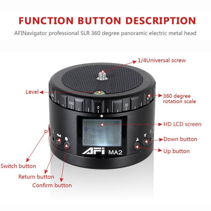 MA2 360 Degree Rotation Delayed Star Photography LCD Camera Mount for SLR & Digital Cameras with Time-lapse Photography, MA2