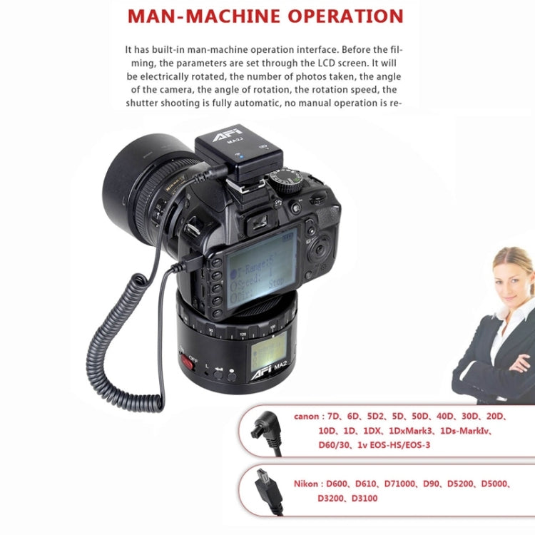 MA2 360 Degree Rotation Delayed Star Photography LCD Camera Mount for SLR & Digital Cameras with Time-lapse Photography, MA2