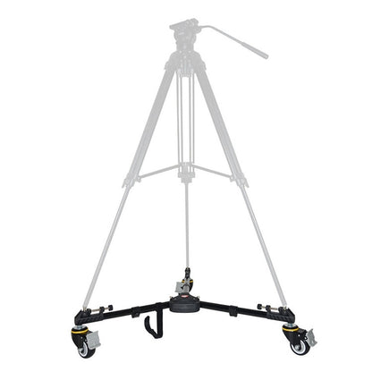 Kingjoy VX-600D Aluminium Alloy Camera Big Foot Wheel Tripod Pulley Base