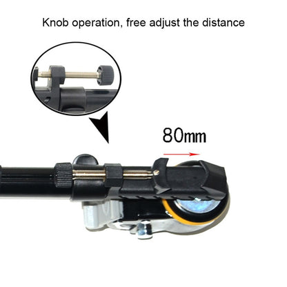 Kingjoy VX-600D Aluminium Alloy Camera Big Foot Wheel Tripod Pulley Base