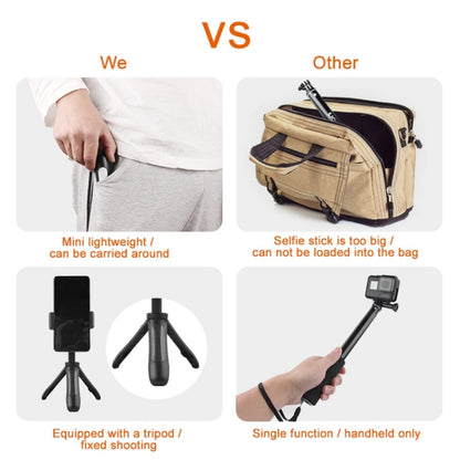 GP446 Multifunctional Mini Fixed Tripod for GoPro, Insta360, DJI and Other Action Cameras, GP446 (Black), GP446 (Grey), GP446 (Blue), GP446 (Red)