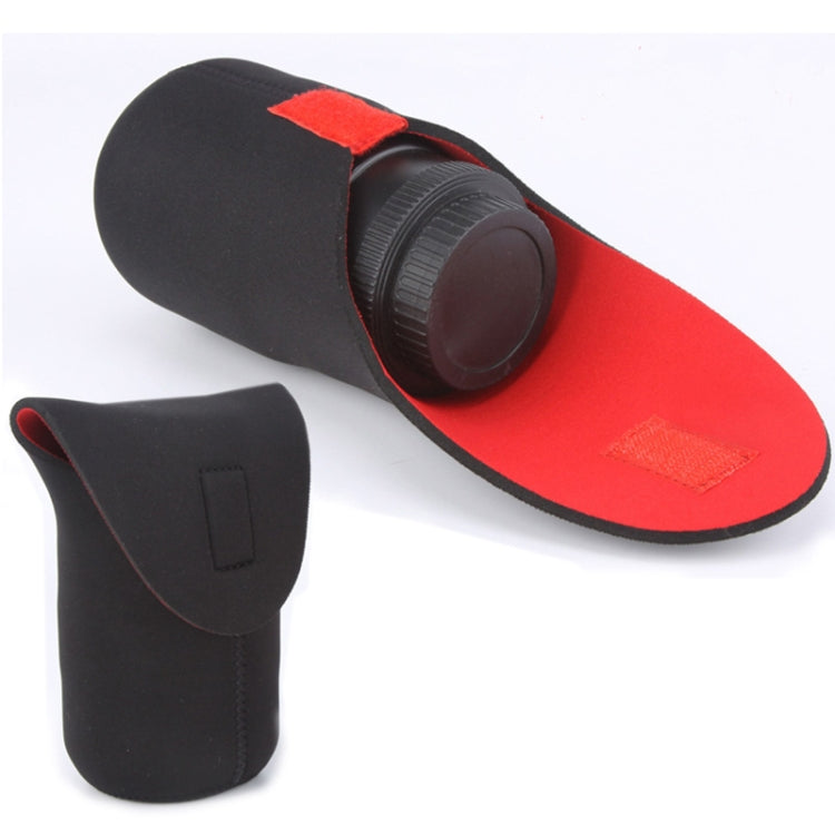 SLR Camera Lens Package Thickening Shockproof Neoprene Lens Storage Bag Sticky Deduction, Diameter: 100mm, Height: 185mm, Diameter: 100mm, Height: 185mm