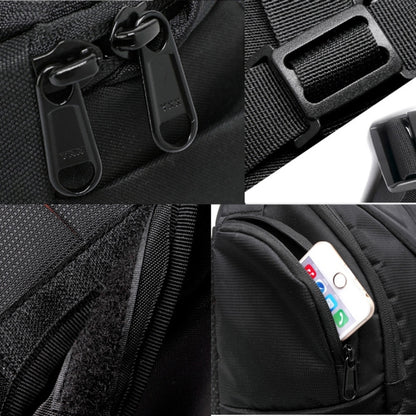 INDEPMAN DL-B016 Portable Waterproof Scratch-proof Outdoor Sports Sling Shoulder Bag Camera Bag Phone Tablet Bag for GoPro, SJCAM, Nikon, Canon, Xiaomi Xiaoyi YI, iPad, Apple, Samsung, Huawei, Size: 25.5 * 19 * 44 cm