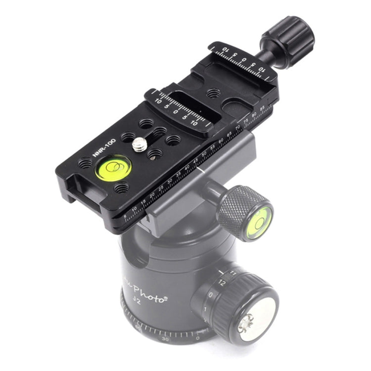 NNR-100 Multi-Purpose 100mm Nodal Rail Slide Plate QR Clamp Macro Panoramic Bracket, NNR-100
