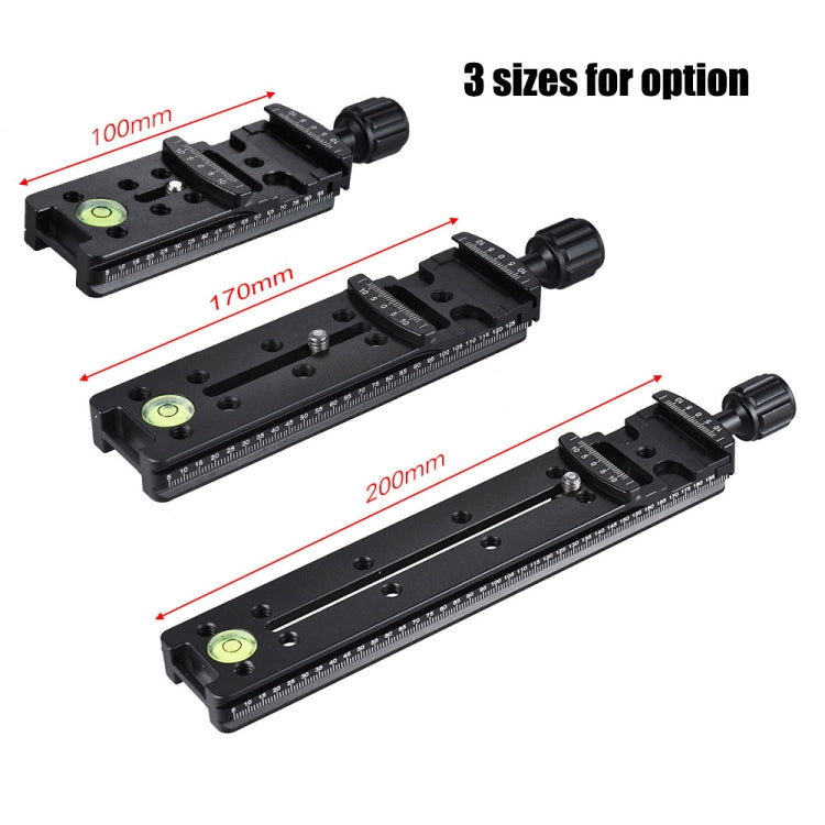 NNR-100 Multi-Purpose 100mm Nodal Rail Slide Plate QR Clamp Macro Panoramic Bracket, NNR-100