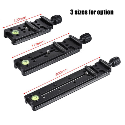 NNR-100 Multi-Purpose 100mm Nodal Rail Slide Plate QR Clamp Macro Panoramic Bracket, NNR-100