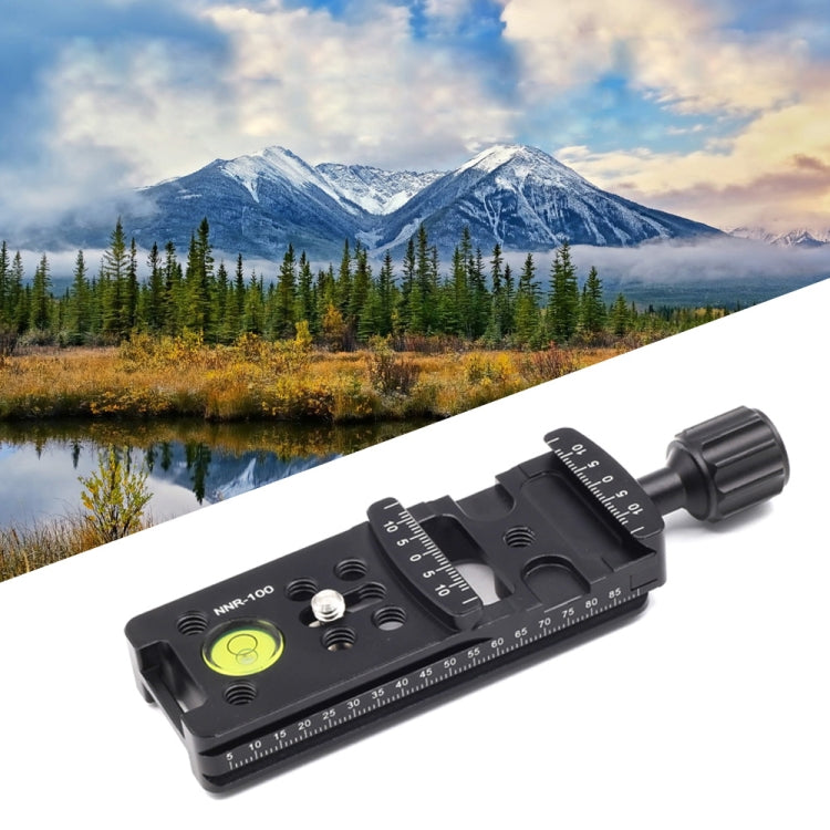 NNR-100 Multi-Purpose 100mm Nodal Rail Slide Plate QR Clamp Macro Panoramic Bracket, NNR-100