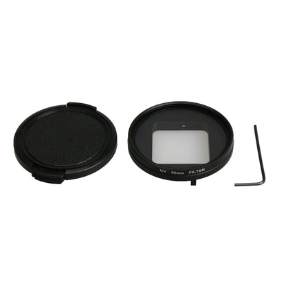 For GoPro HERO5 Proffesional 52mm Lens Filter(CPL Filter + Lens Protective Cap + Hex Spanner) & (UV Filter + Lens Protective Cap + Hex Spanner), 4 in 1