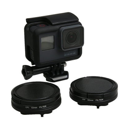 For GoPro HERO5 Proffesional 52mm Lens Filter(CPL Filter + Lens Protective Cap + Hex Spanner) & (UV Filter + Lens Protective Cap + Hex Spanner), 4 in 1