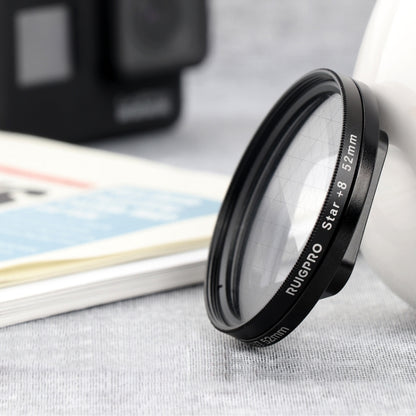RUIGPRO for GoPro HERO 7/6 /5 Professional 52mm 8X Star Effect Lens Filter with Filter Adapter Ring & Lens Cap, Star Effect Lens