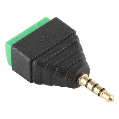 3.5mm Male Plug 4 Pole 4 Pin Terminal Block Stereo Audio Connector, 3.5mm Male (4 Pin)