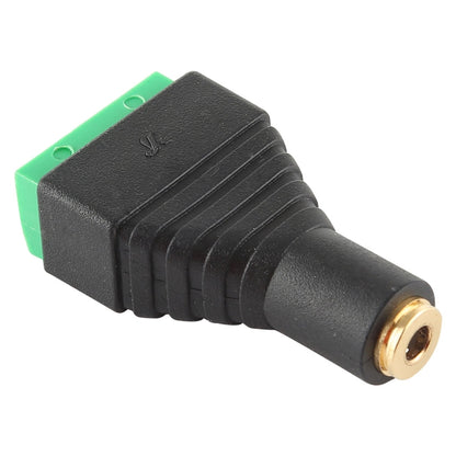 3.5mm Female Plug 4 Pin Terminal Block Stereo Audio Connector, 3.5mm Female (4 Pin)