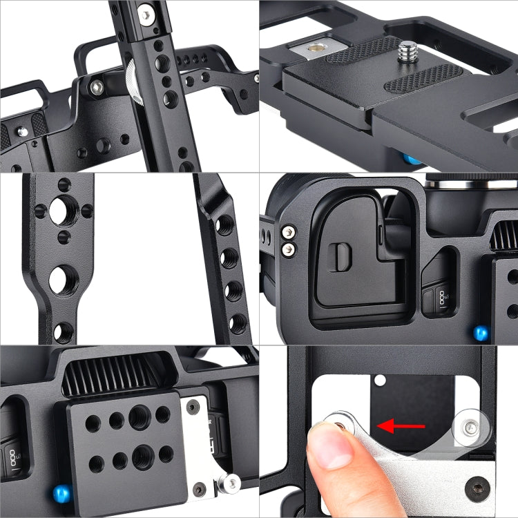YELANGU C9 YLG0911A-A Video Camera Cage Stabilizer for DJI BMPCC 4K, C9