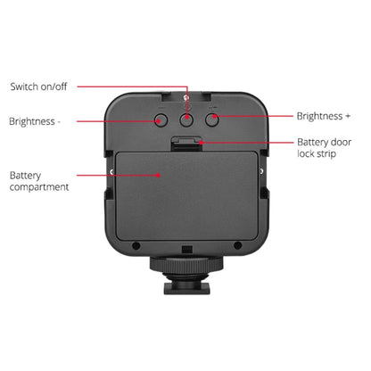 YELANGU LED01 49 LED Video Light for Camera / Video Camcorder, Video Light