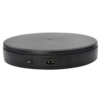 22cm Electric Rotating Turntable Display Stand Live Video Shooting Props Turntable Jewelry Shoes Display Platform, US Plug, 22cm(Black), 22cm(White)