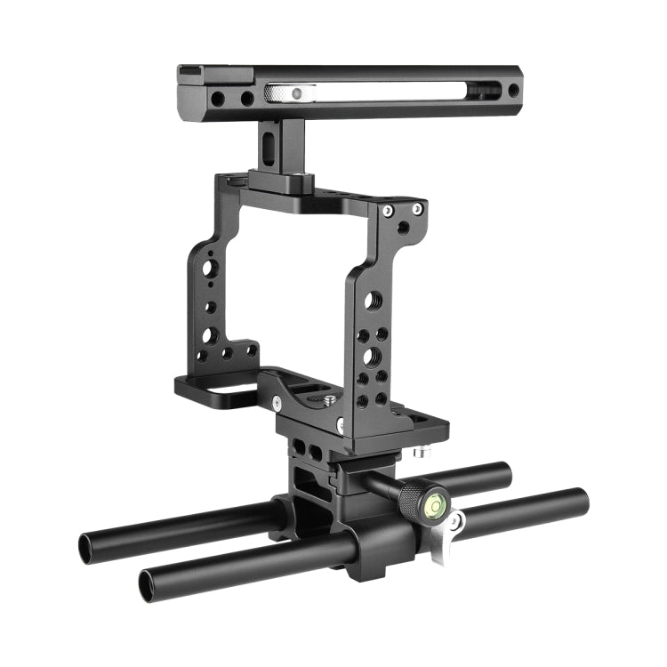 YELANGU C15 YLG0711A Video Camera Cage Stabilizer with Handle & Rail Rod for Nikon Z6 / Z7, YLG0711A