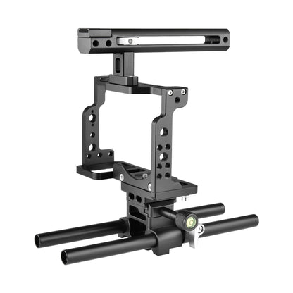 YELANGU C15 YLG0711A Video Camera Cage Stabilizer with Handle & Rail Rod for Nikon Z6 / Z7, YLG0711A