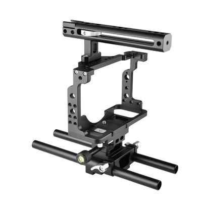 YELANGU C15 YLG0711A Video Camera Cage Stabilizer with Handle & Rail Rod for Nikon Z6 / Z7, YLG0711A