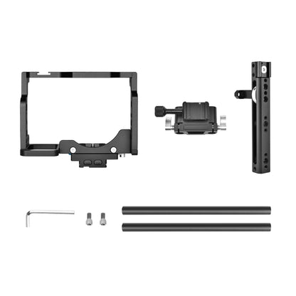 YELANGU C15 YLG0711A Video Camera Cage Stabilizer with Handle & Rail Rod for Nikon Z6 / Z7, YLG0711A