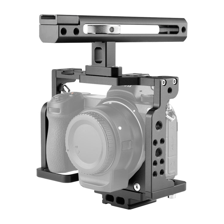 YELANGU C15-B YLG0711A-A Video Camera Cage Stabilizer with Handle for Nikon Z6 / Z7, YLG0711A-A